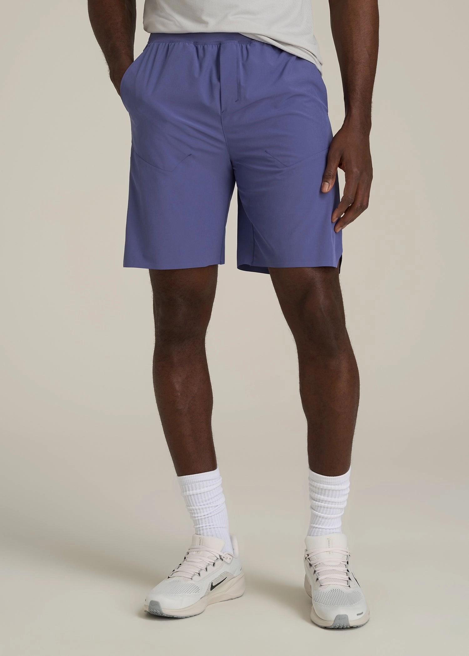 delivery work All Day Comfort 2-in-1 Featherweight Running Short for Tall Men in Future Dusk