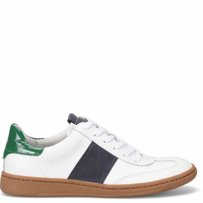 waterproof membrane Antistatic Sofft Women's Ruby Sneaker - White/Navy/Cactus Green
