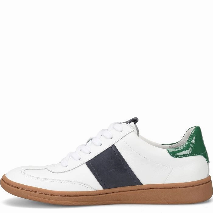 Rain Hike Sofft Women's Ruby Sneaker - White/Navy/Cactus Green