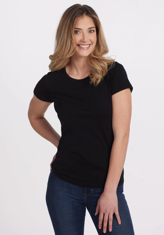 Chic Fashion Seasonal top Addie Crew Neck - Black