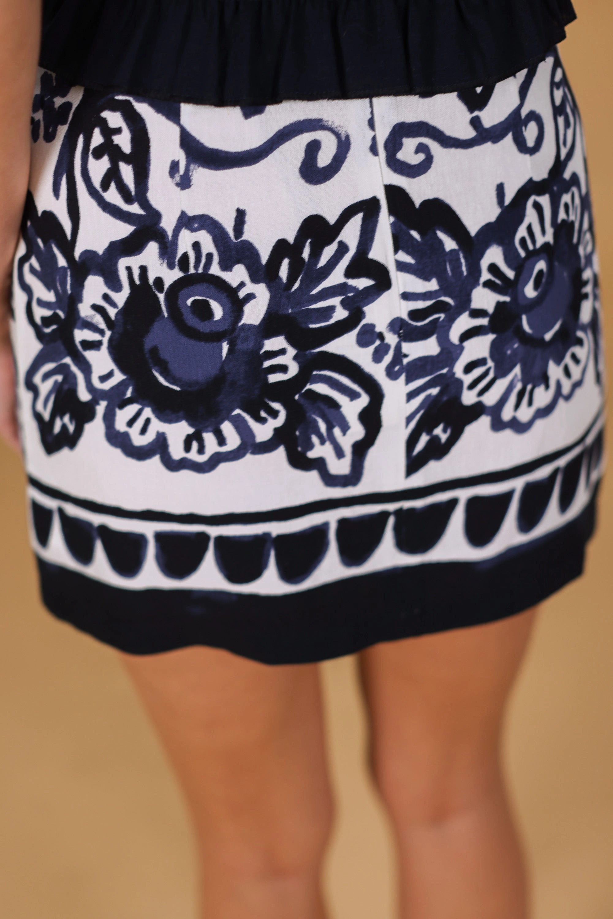 Skirt Mara Porcelain Petals Custom made
