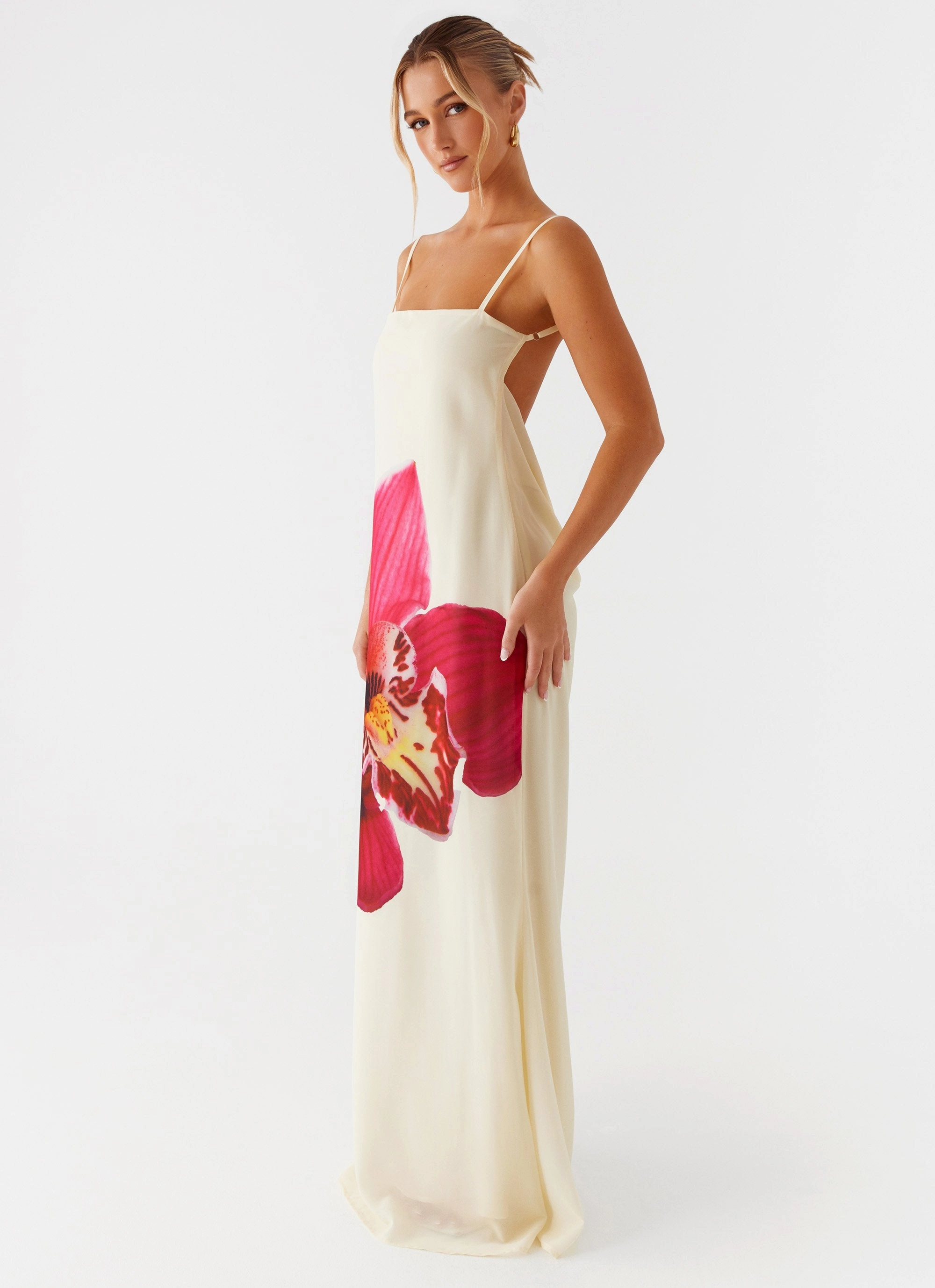Flowy summer gown Affirmation Maxi Dress - Yellow
