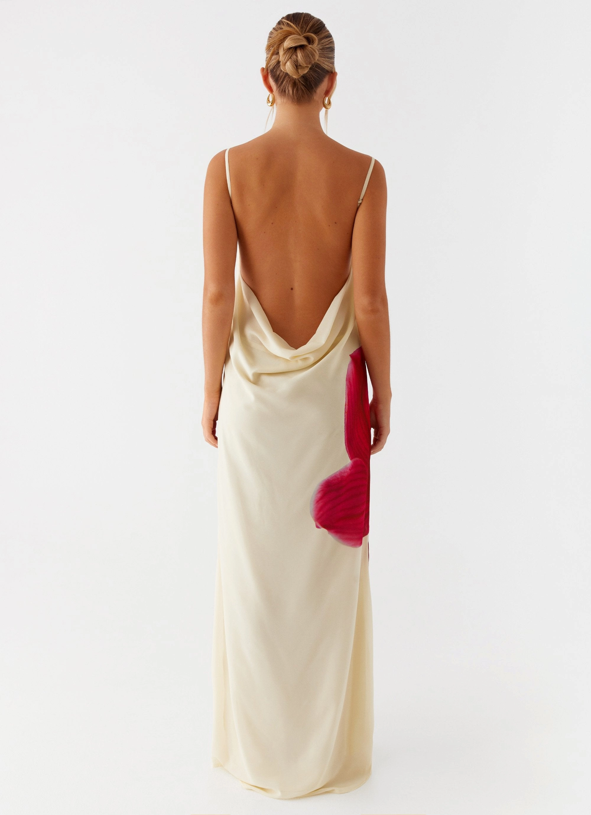 Night Style Fall Comfort Affirmation Maxi Dress - Yellow