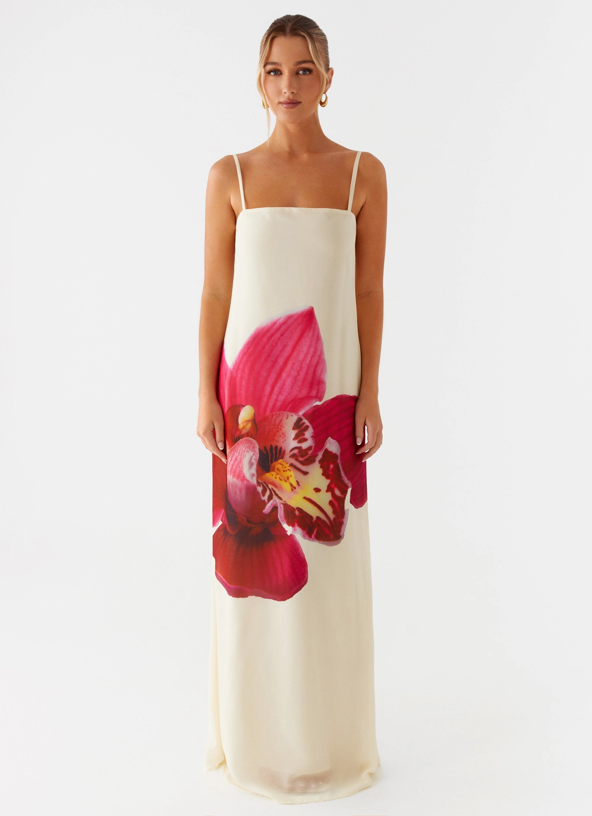City Friendly Flexible Style Affirmation Maxi Dress - Yellow