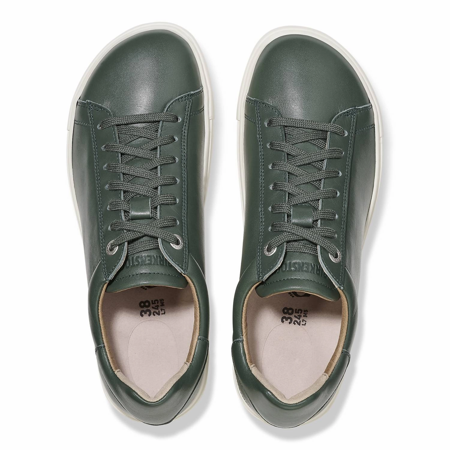 Slim Profile Birkenstock Women's Bend Leather Sneaker - Thyme