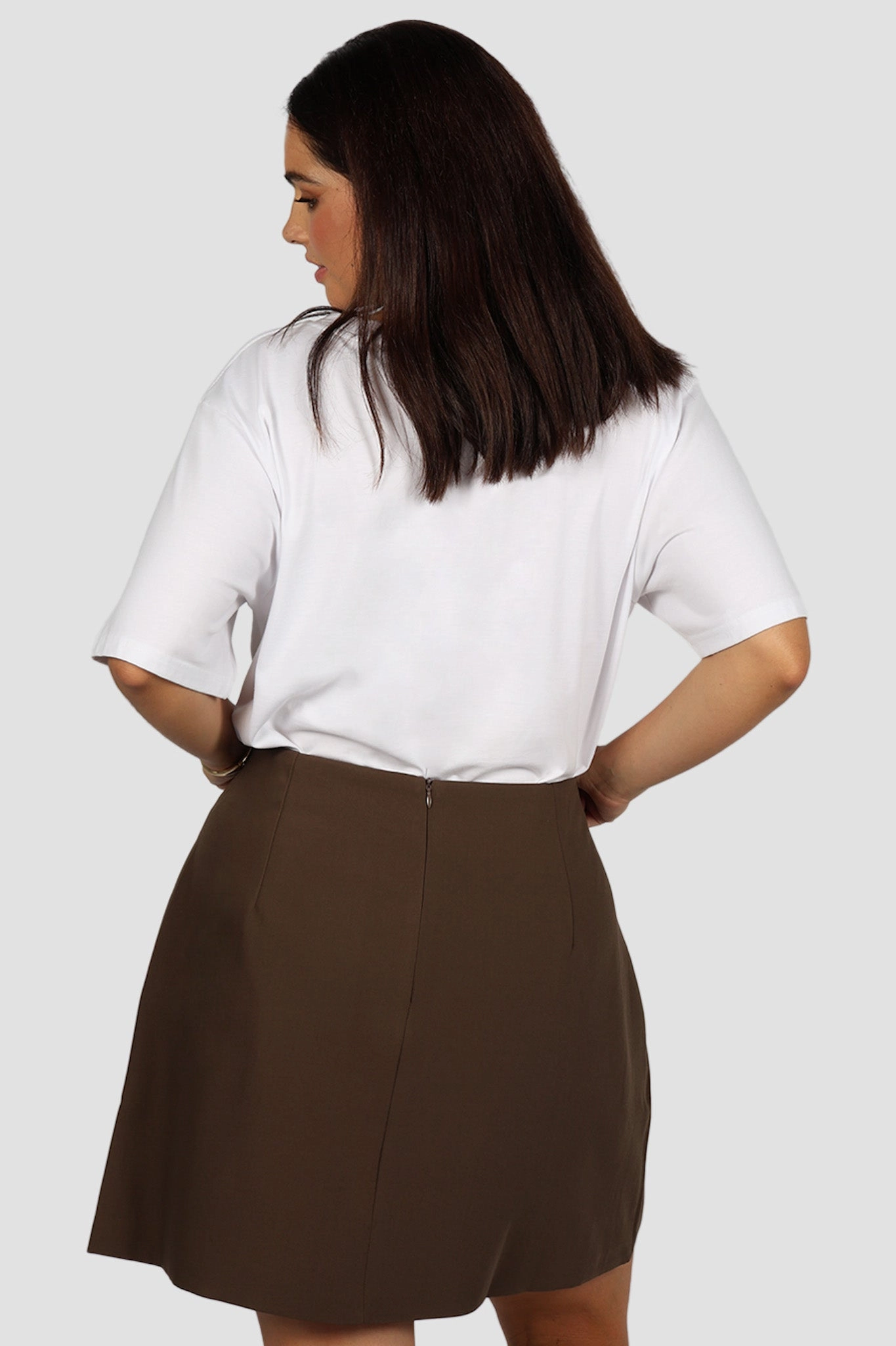 Comfortable Feel Stylish Choice PORTER SKIRT CHOCOLATE