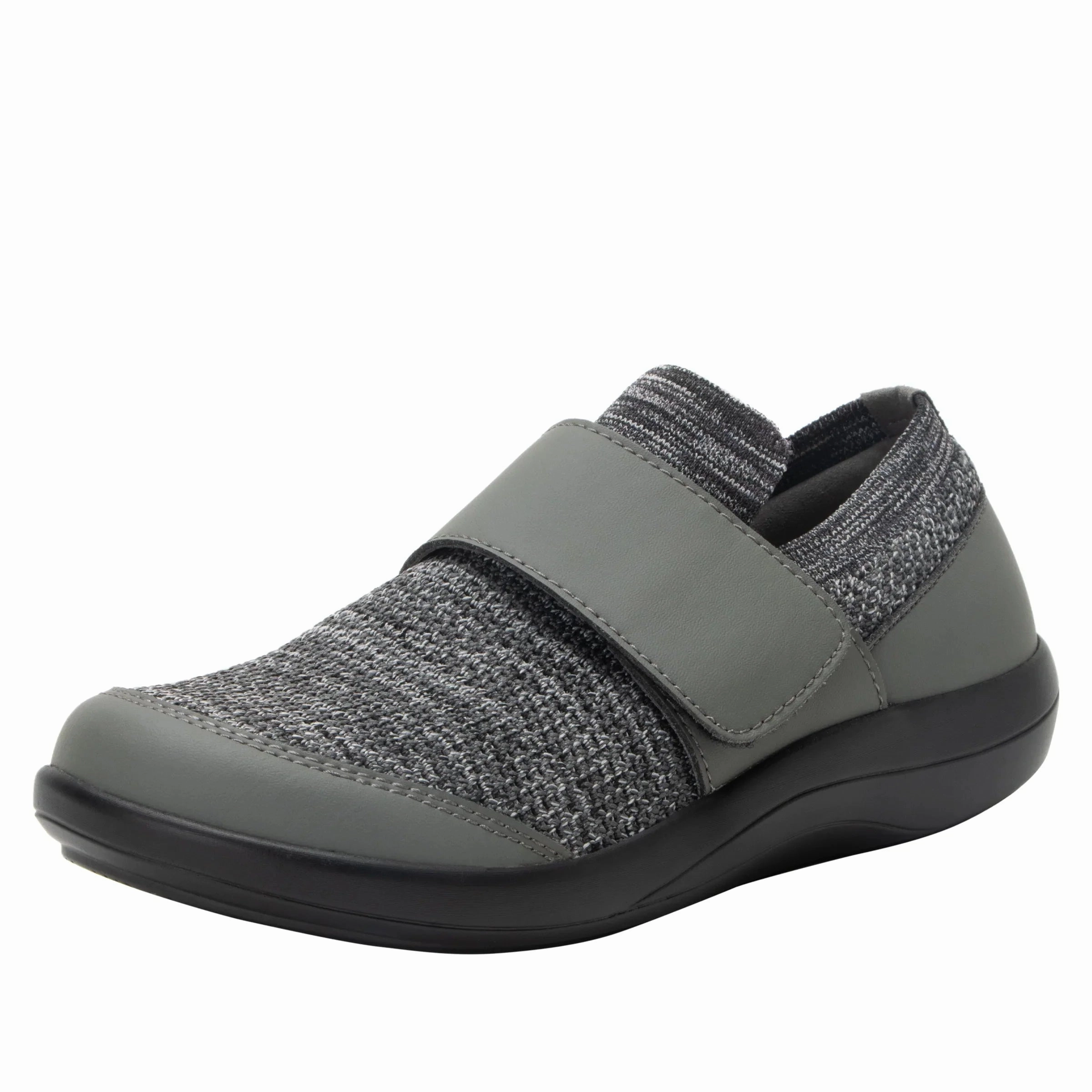 Alegria Women's Dasher Shoe - Charcoal Foot Journey Square Toe