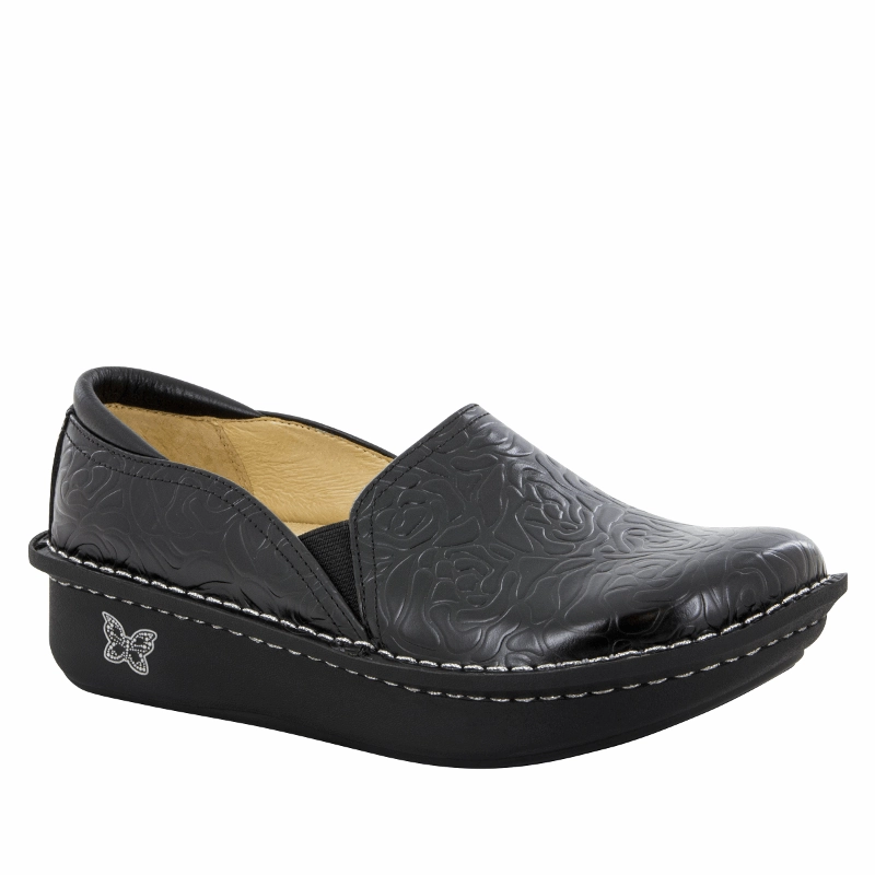 Outfit Boost Alegria Women's Debra Stain Resistant Work Shoe - Black