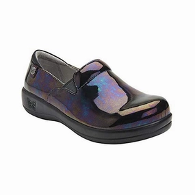 Heel Safe Campus Run Alegria Women's Keli Slickery Patent Slip Resistant