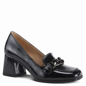 Spring Step Women's Azura Luzish - Black Drill Run suede upper