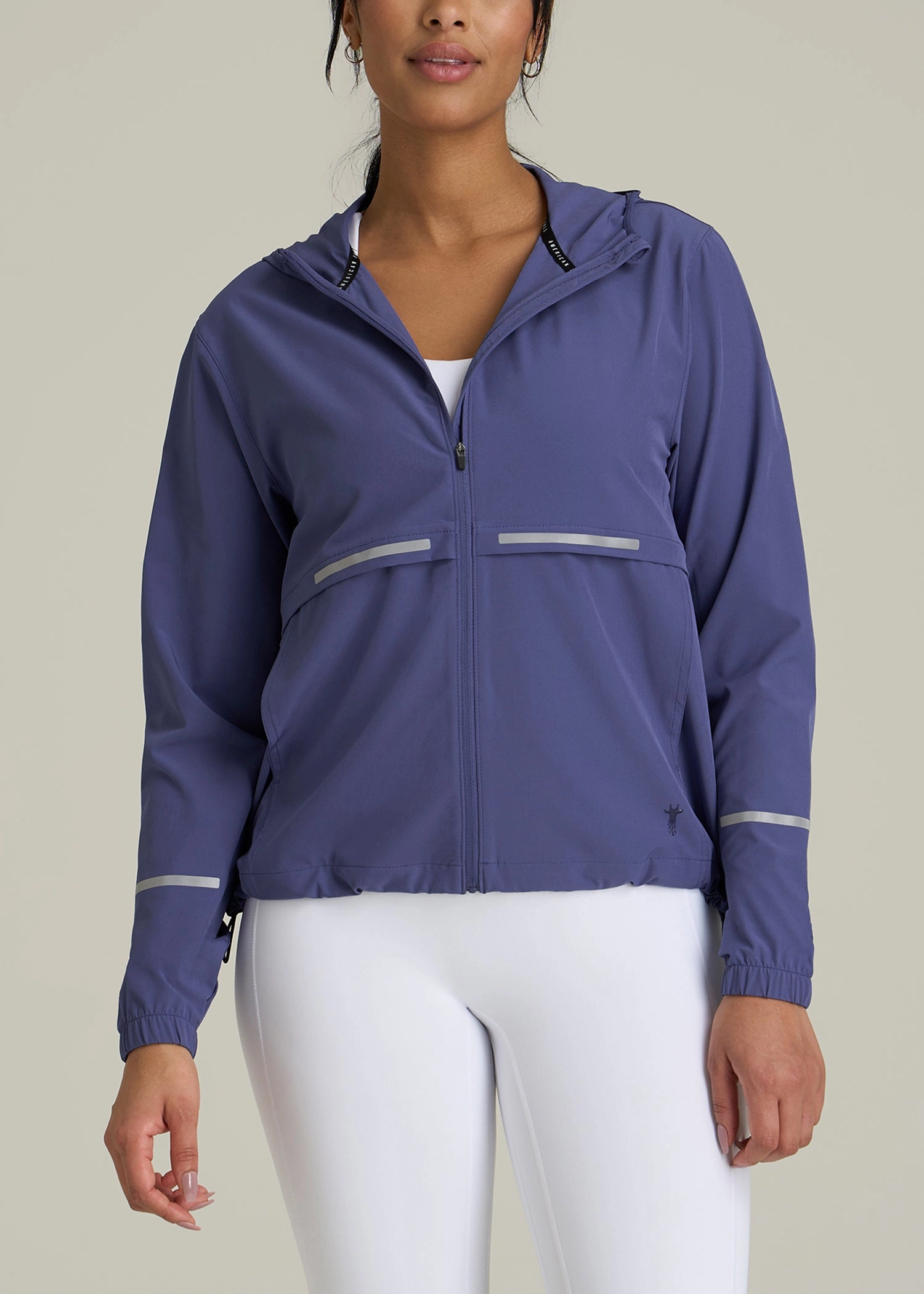 Featherweight Packable Jacket for Tall Women in Future Dusk Transitional City Fit