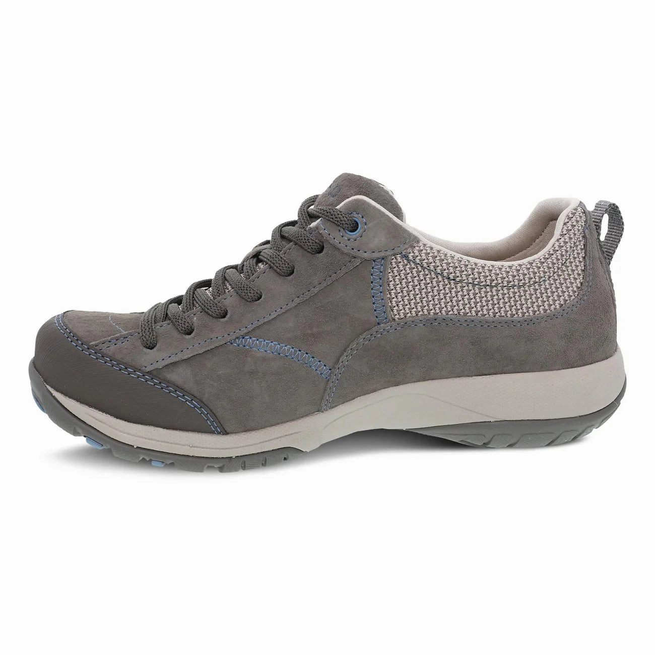 Autumn Ready Dansko Women's Paisley Waterproof Sneaker - Grey/Blue Suede
