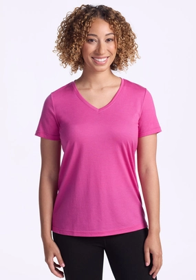 Junie V Neck - Blushing Violet Easy Layering Vintage authenticity