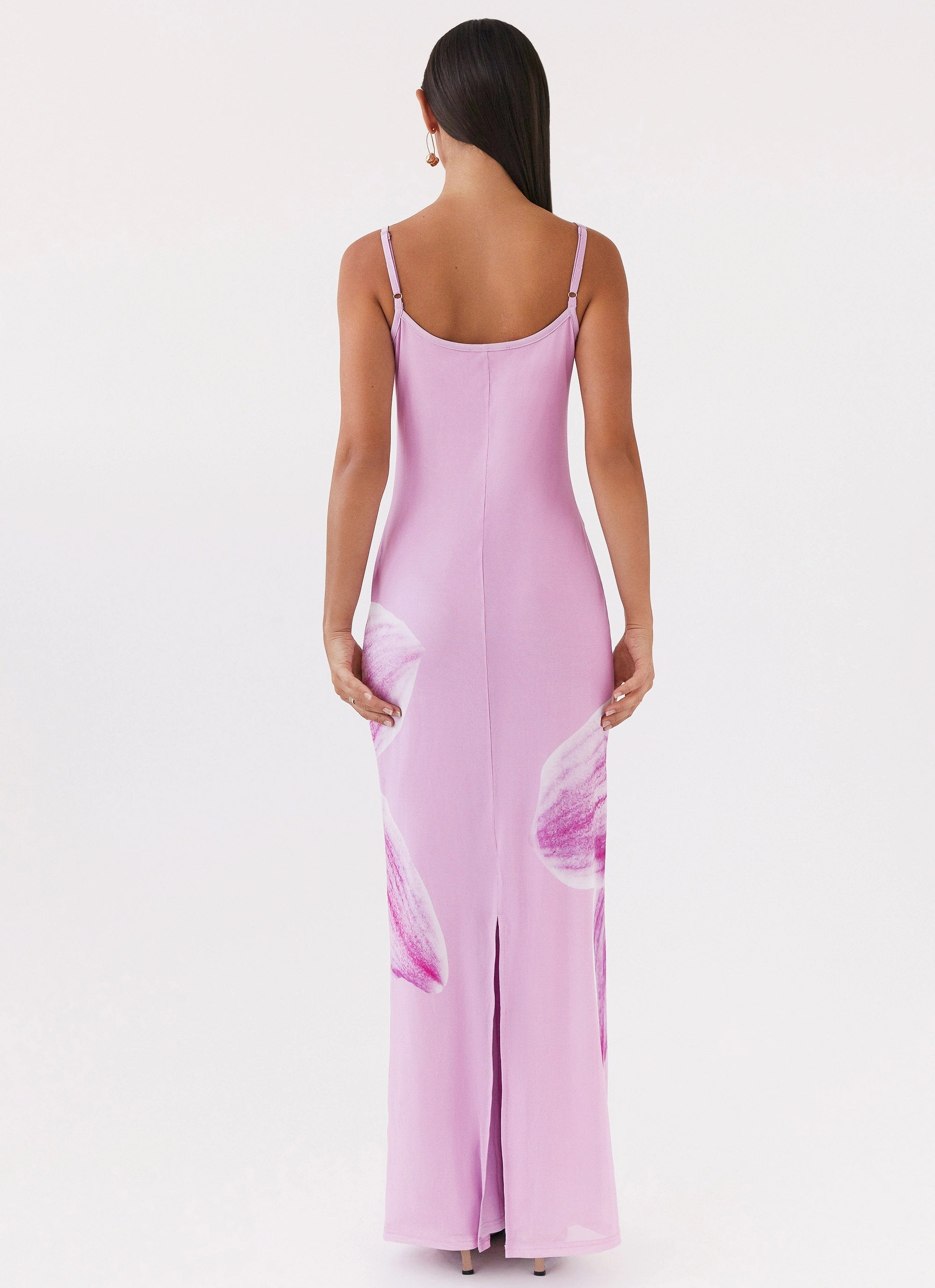 Bad News Mesh Maxi Dress - Pink Magnolia Family Joy