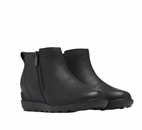 Abrasion Resistant Materials Sorel Women's Evie II Zip Bootie - Black