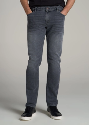 Americana Collection Carman Tapered Fit Jeans For Tall Men in Wolf Grey Party Look Urban Explorer Nature Lover Outdoor Adventure Autumn Days