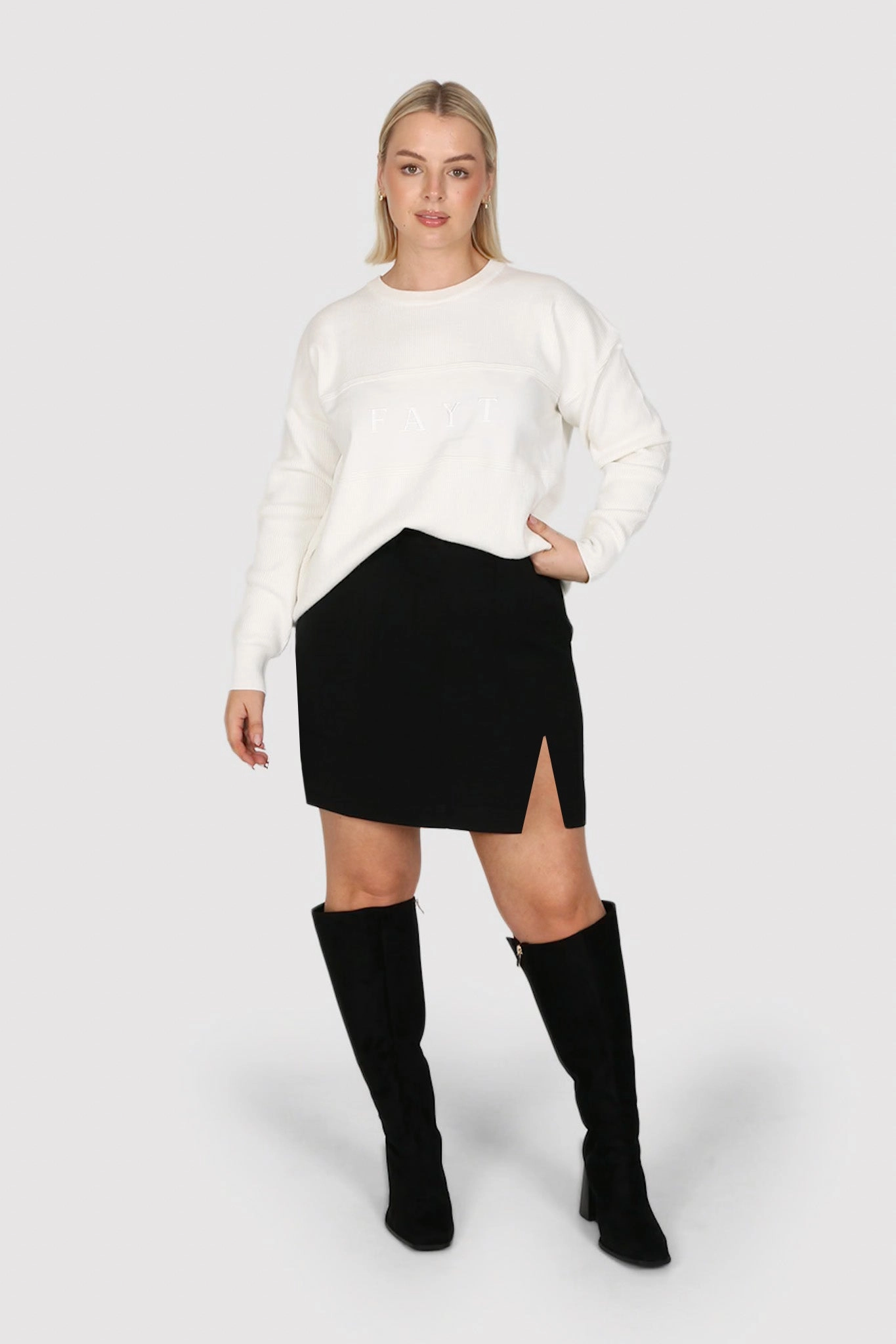 ANA SKIRT BLACK Sporty Edge