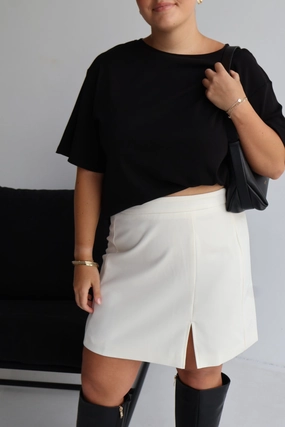 ANA SKIRT WHITE Active Wear Style Staple