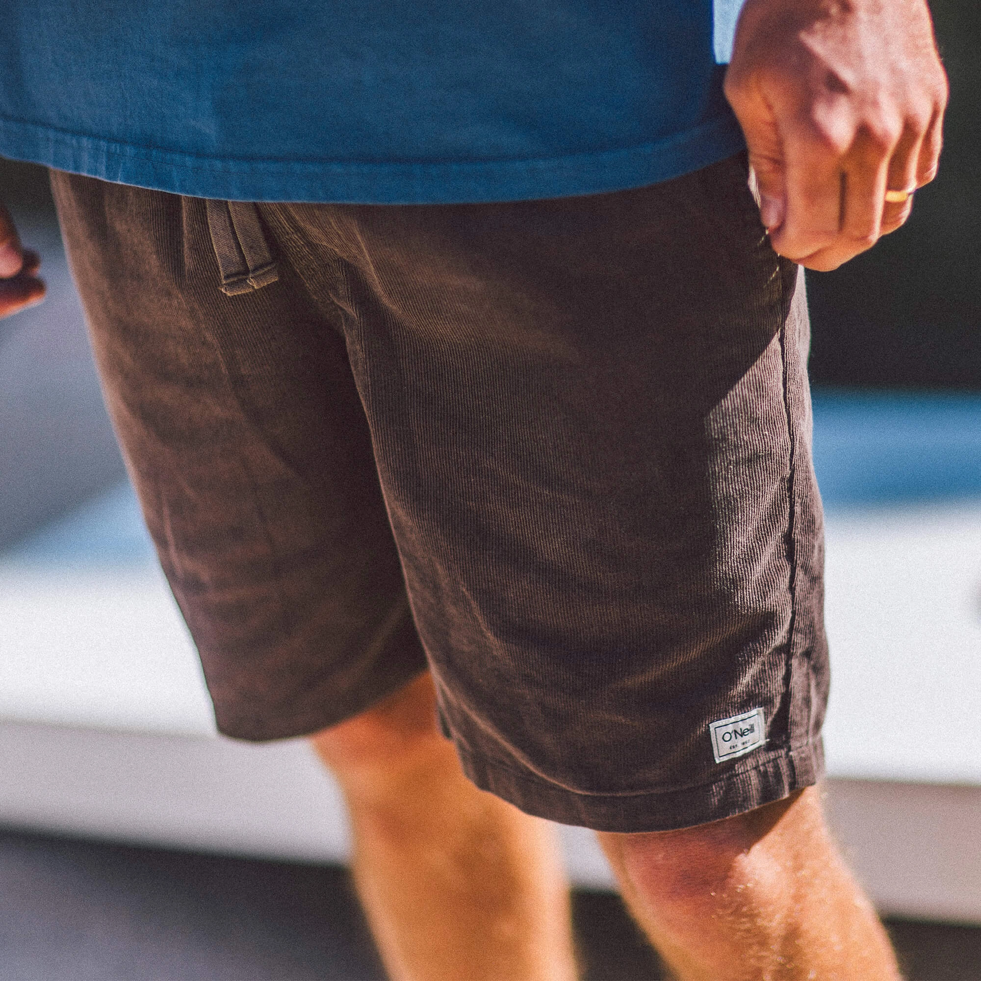 OG Cord Short - Chocolate Chip Tagless label Tailored Design