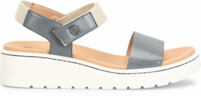 Zero Break In Period Born Women's Kyla Strapback Sandal - Navy (Denim)