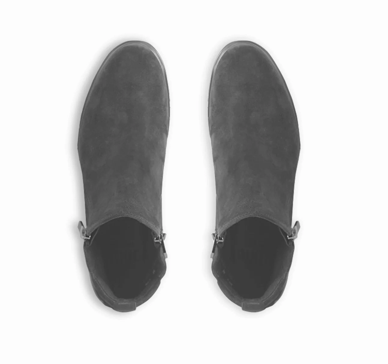 Urban Explorer Munro Women's Rourke Double Zipper Ankle Boot - Charcoal Suede