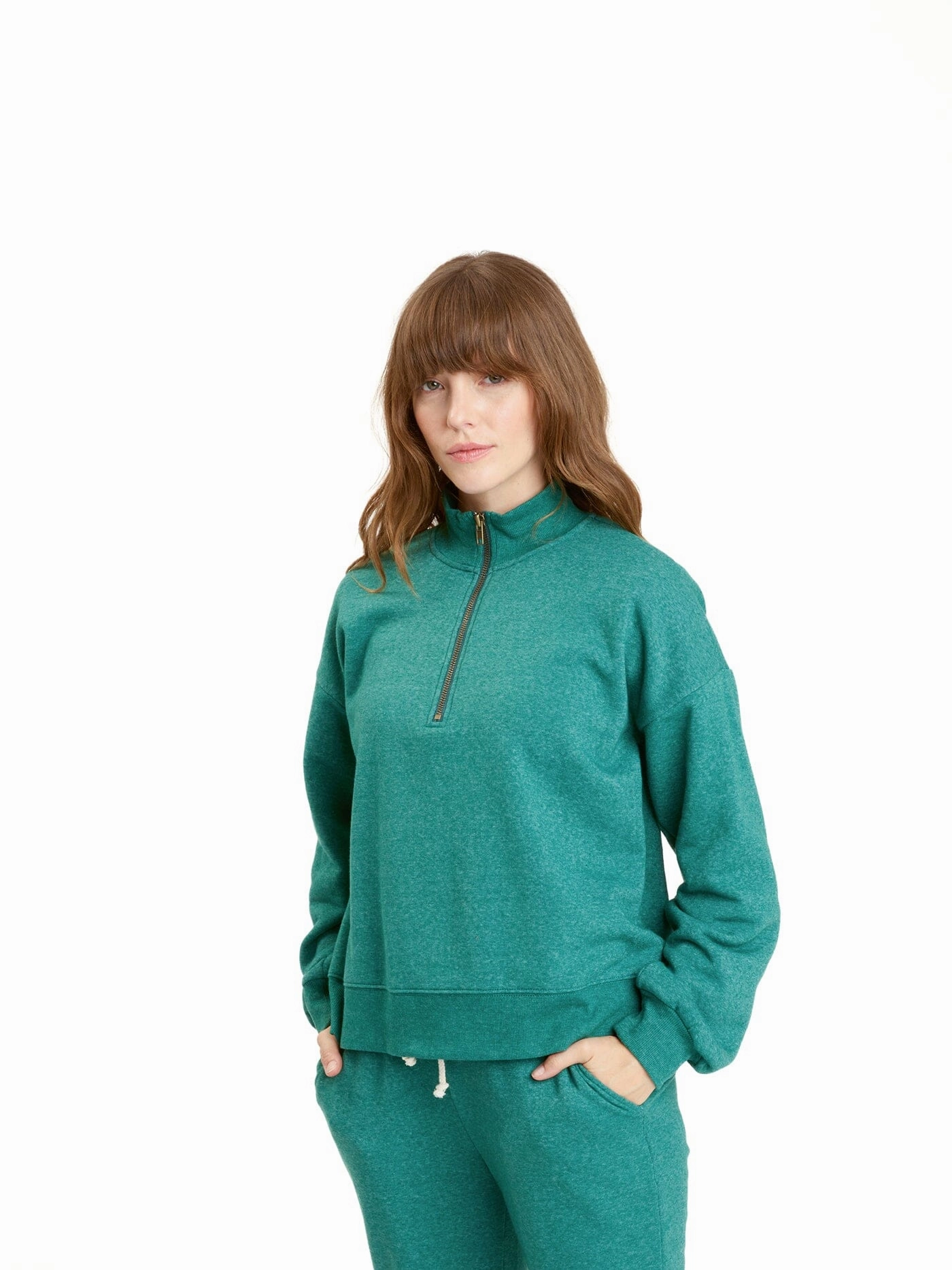 MultiAngleVentilation Stretch Comfort Design Constance Tribend Fleece Half Zip Pullover