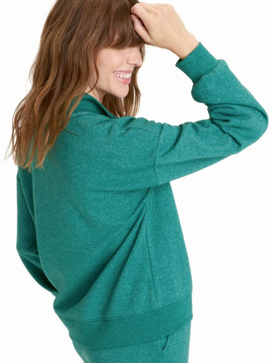 Constance Tribend Fleece Half Zip Pullover Anti Slip Shoulder