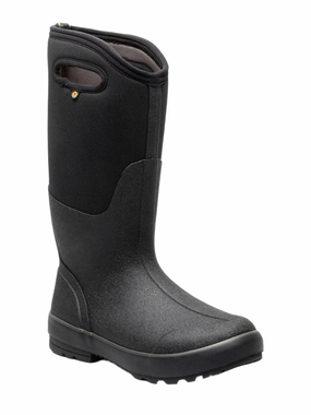 Bogs Women's Classic II Tall Waterproof Boot - Black Stable Support Cold Climate