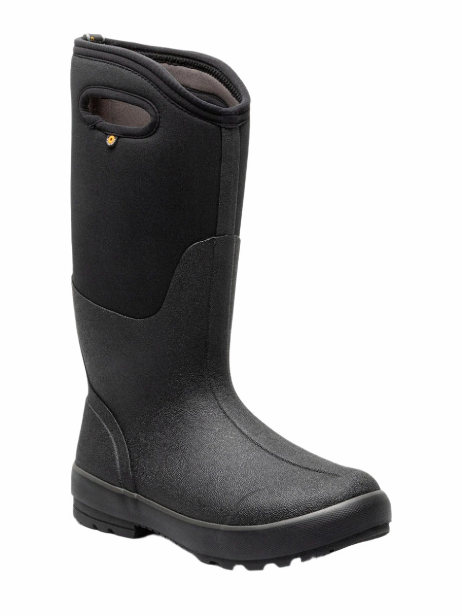 Bogs Women's Classic II Tall Waterproof Boot - Black Stable Support Cold Climate