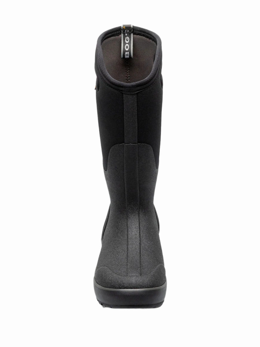 Bogs Women's Classic II Tall Waterproof Boot - Black Premium Craft Low Profile Trail Exploration