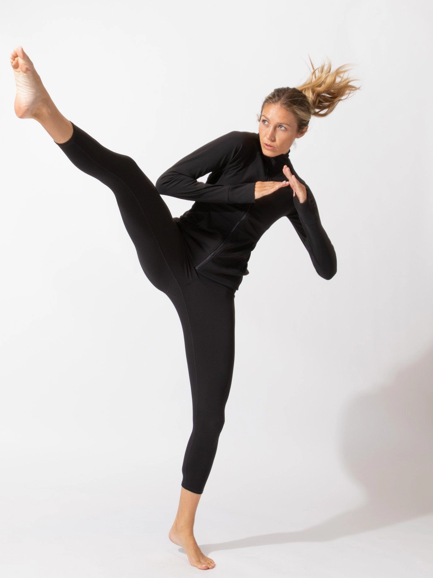 Reversible Layer AllDay Comfort Design Lori Active Rib Jacket