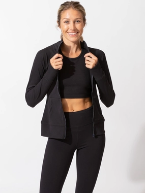 Hypoallergenic Fabric Blend Lori Active Rib Jacket