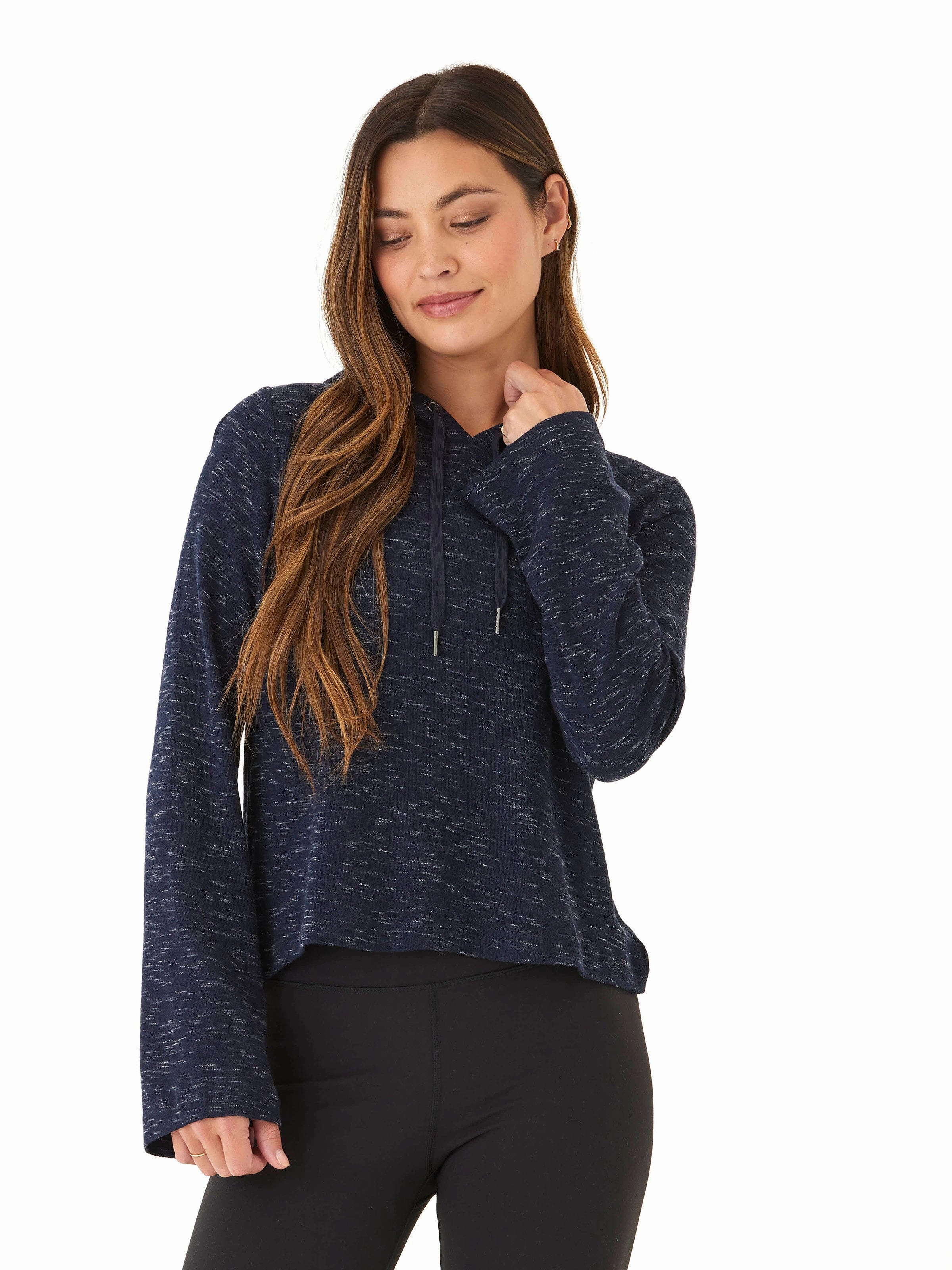 Odor Resistant Tech Heavyweight Durability Celinne Rhythm Slub Hoodie