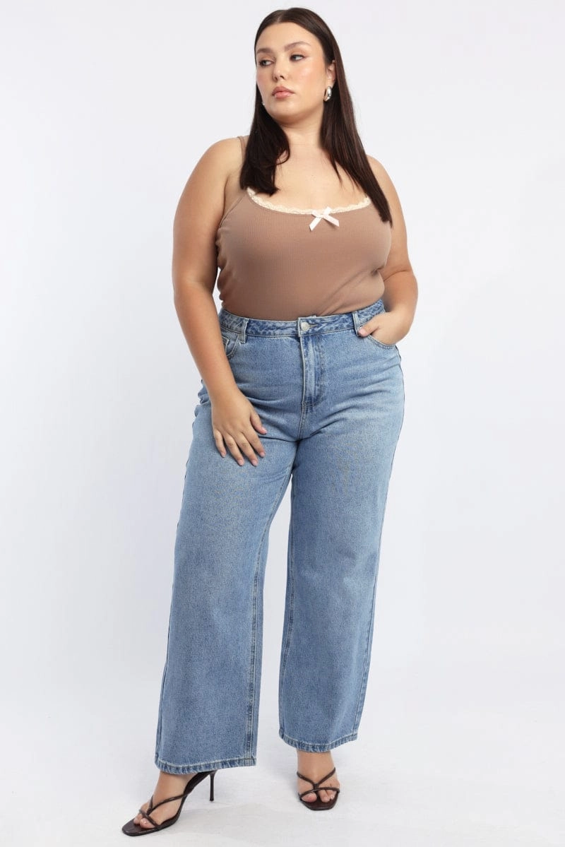 All Use Wear Denim Wide Leg Jeans