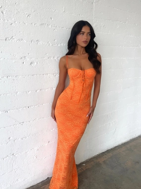 Sophisticated Look ASHBY MAXI DRESS ORANGE