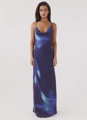Astra Maxi Dress - Cyber Rose Comfortable Layer