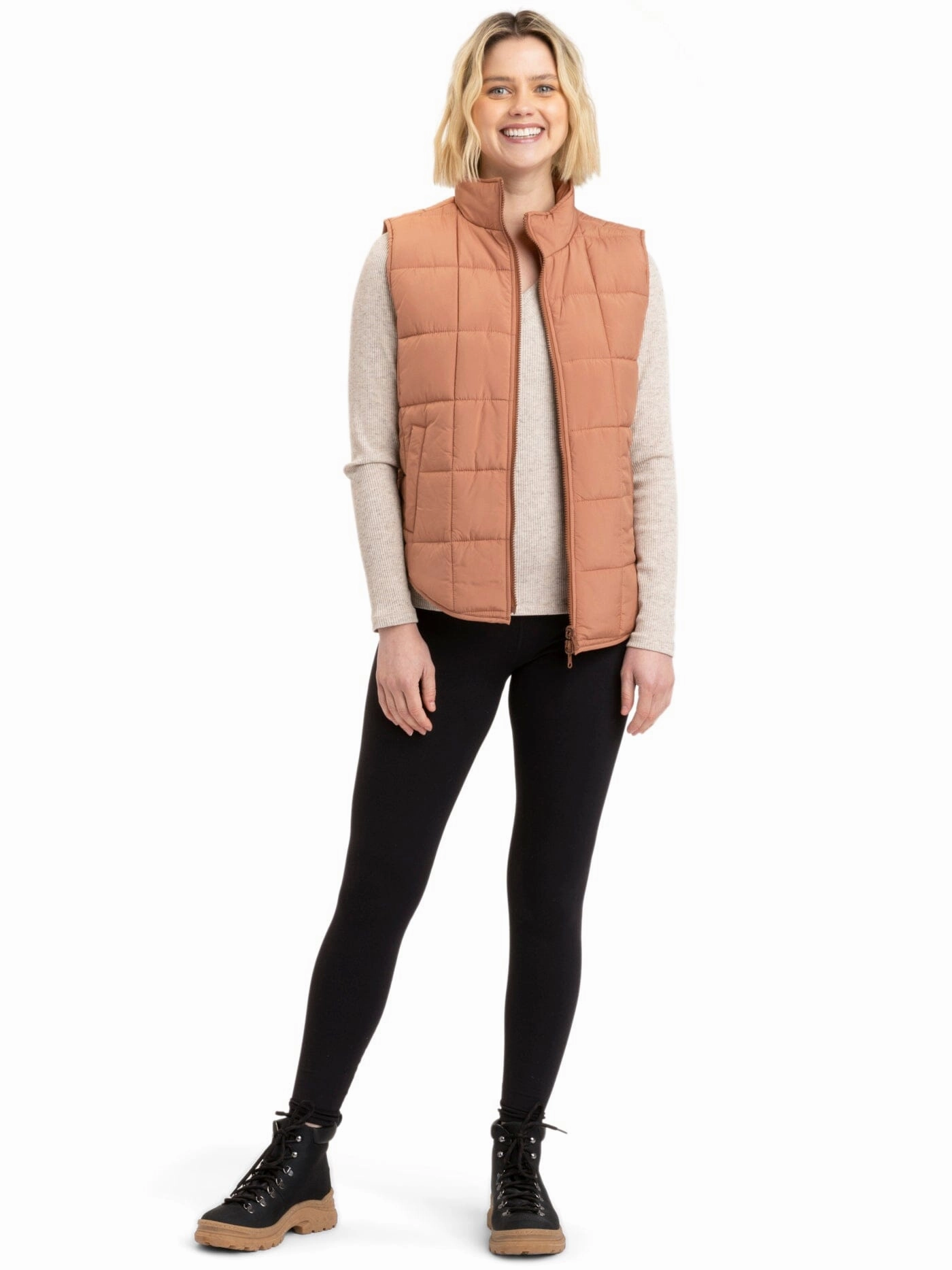Aubri Packable Puffer Vest Wrinkle resistant fabric