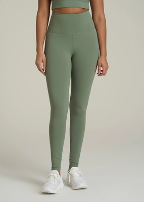 Balance High-Rise Leggings for Tall Women in Dark Seagrass Urban Cool