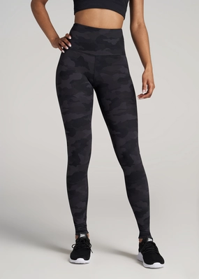 Skin Fit Balance High-Rise Leggings for Tall Women in Grey Camo