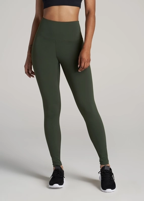 Balance High-Rise Leggings for Tall Women in Pine Tree Soft Layers