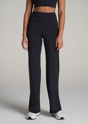 Balance Wide-Leg Pants for Tall Women in Black Sculpting Fit Modern Comfort