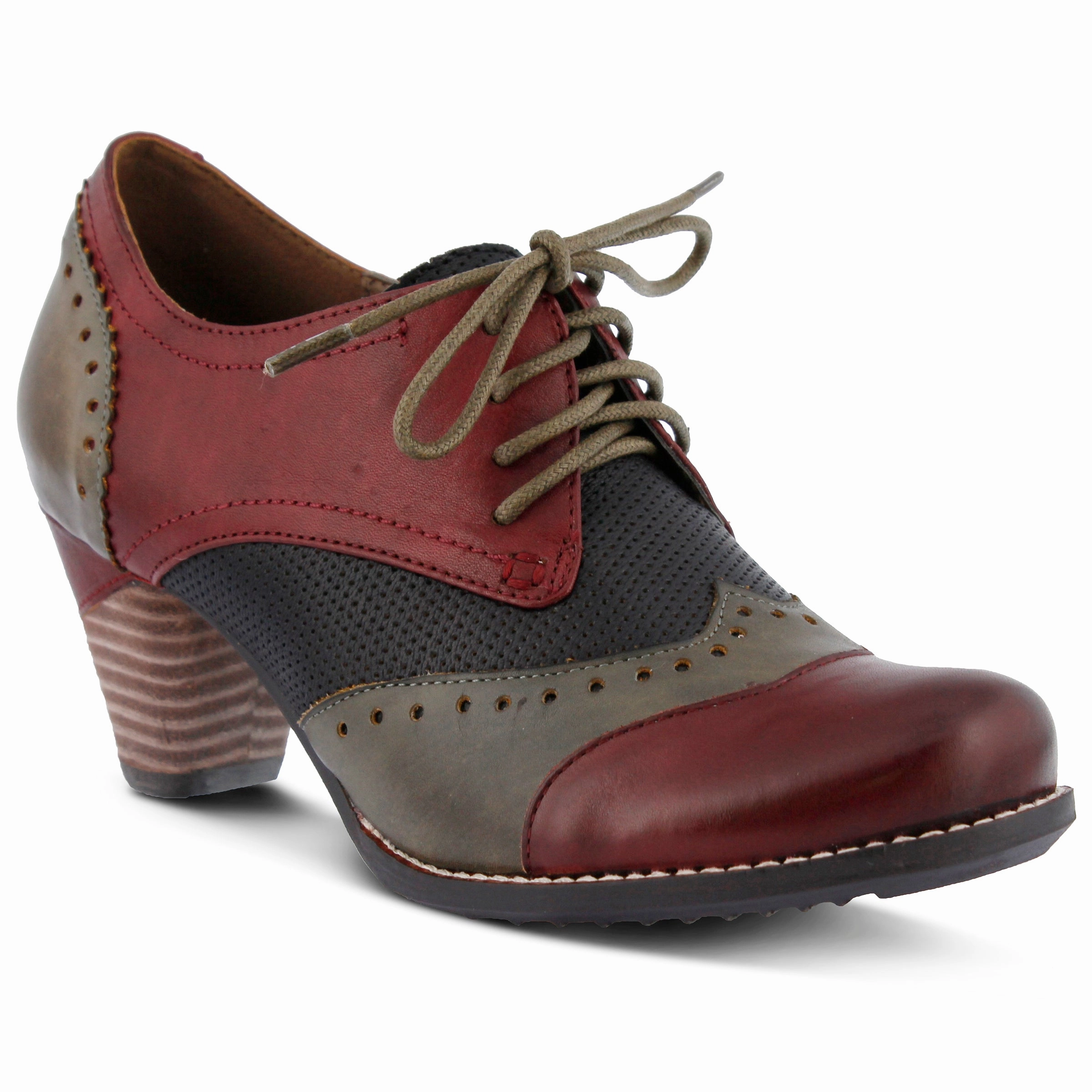 Sun Step Midsole Support Spring Step Women's L`Artiste Bardot - Red