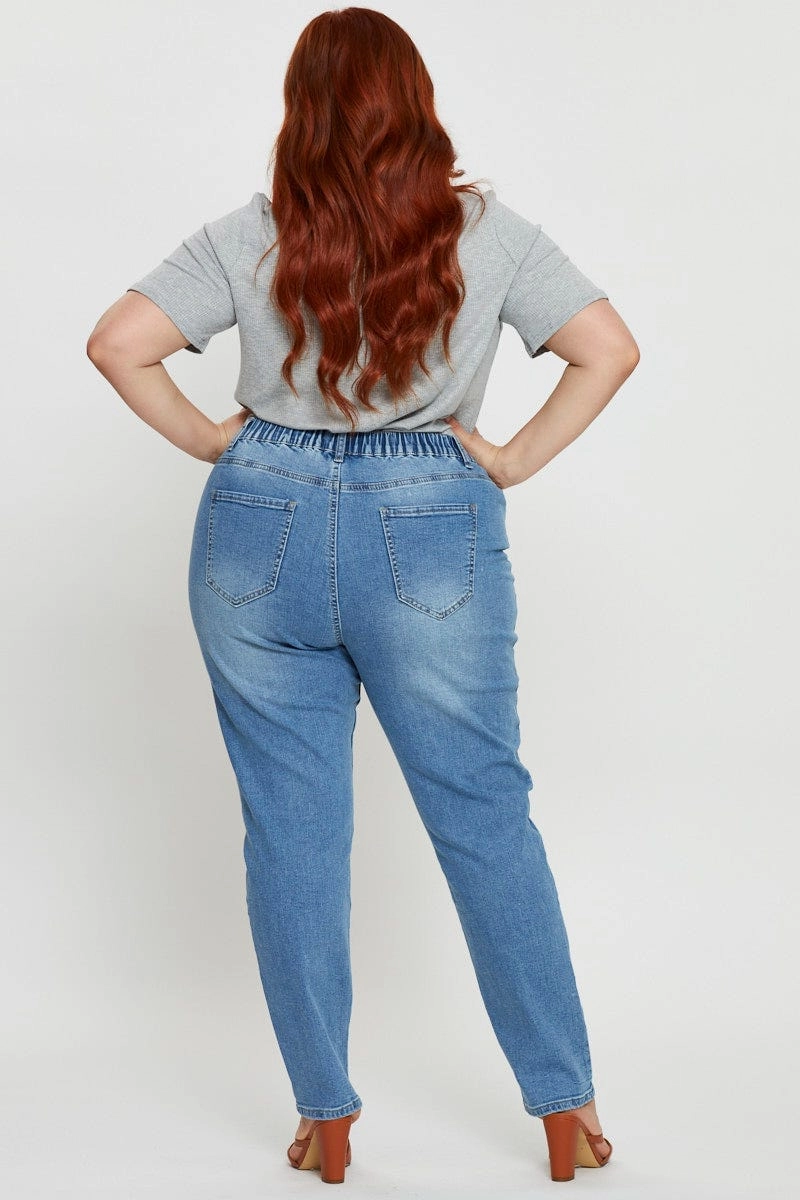 Blue Jean High Rise Straight Leg Day Ready comfortable length