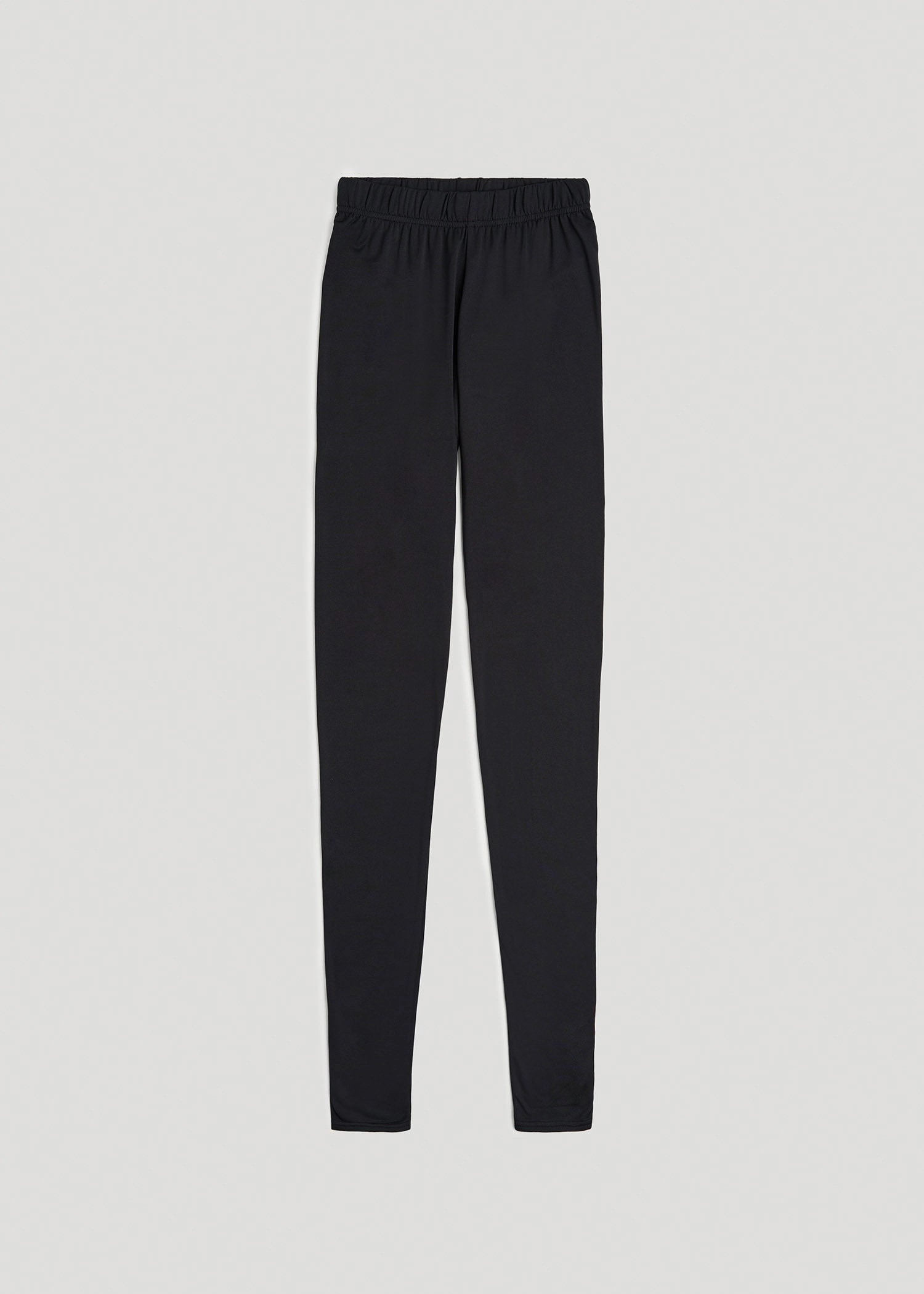 Dance Practice Rib Knit Base Layer Tall Leggings for Women in Black