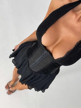 MON AMOUR MINI DRESS BLACK Everyday Use Trendy Vibe