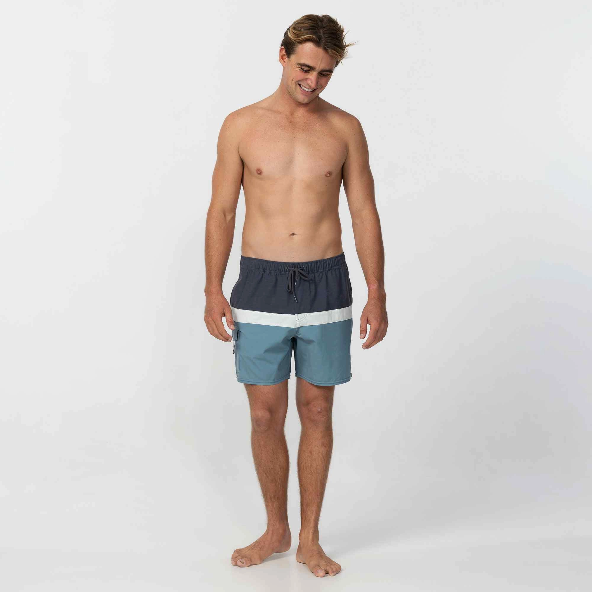 OG Horizon Volley 16" Beach Short - Stormy Sea Light Layer yoga clothes