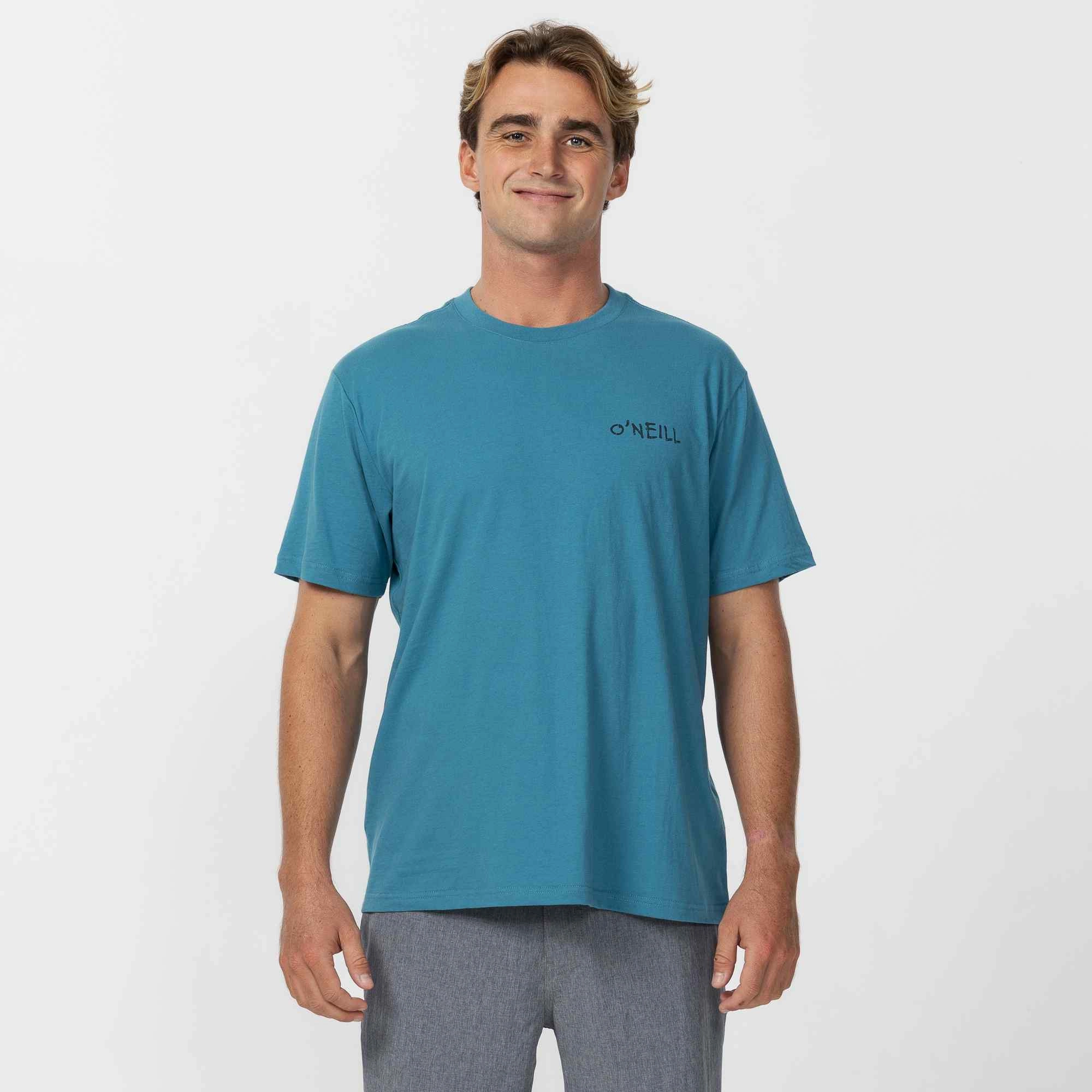 Minimal Comfort Style monochromatic Beachcomber T-Shirt - Stormy