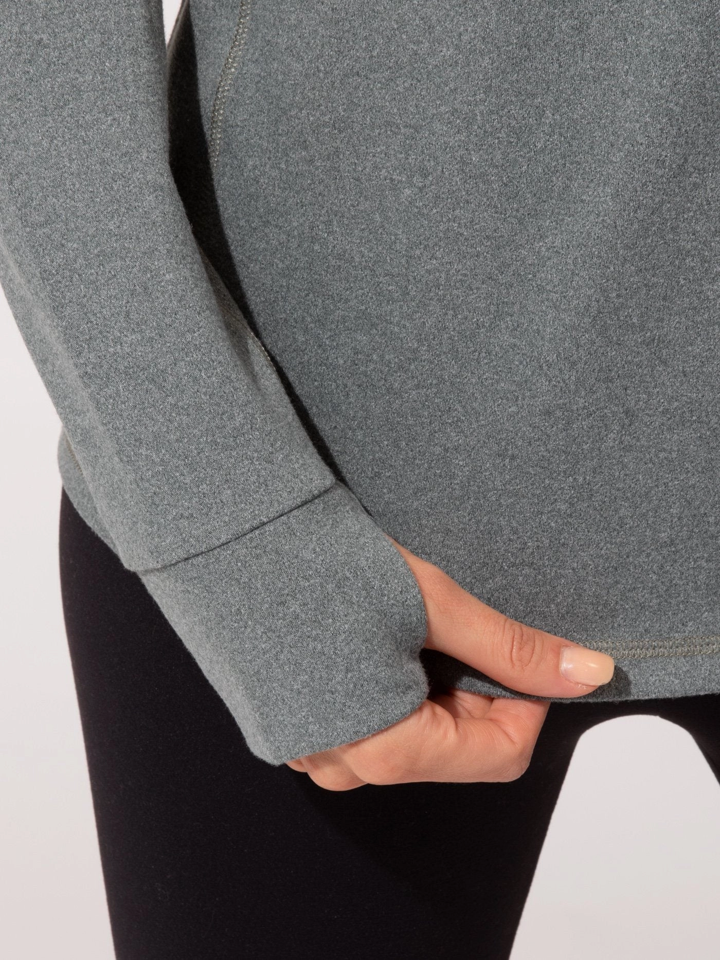 Belinda Luxe Fleece 1/4-Zip Jacket Heat Reflective Lining Sun Protection Fabric