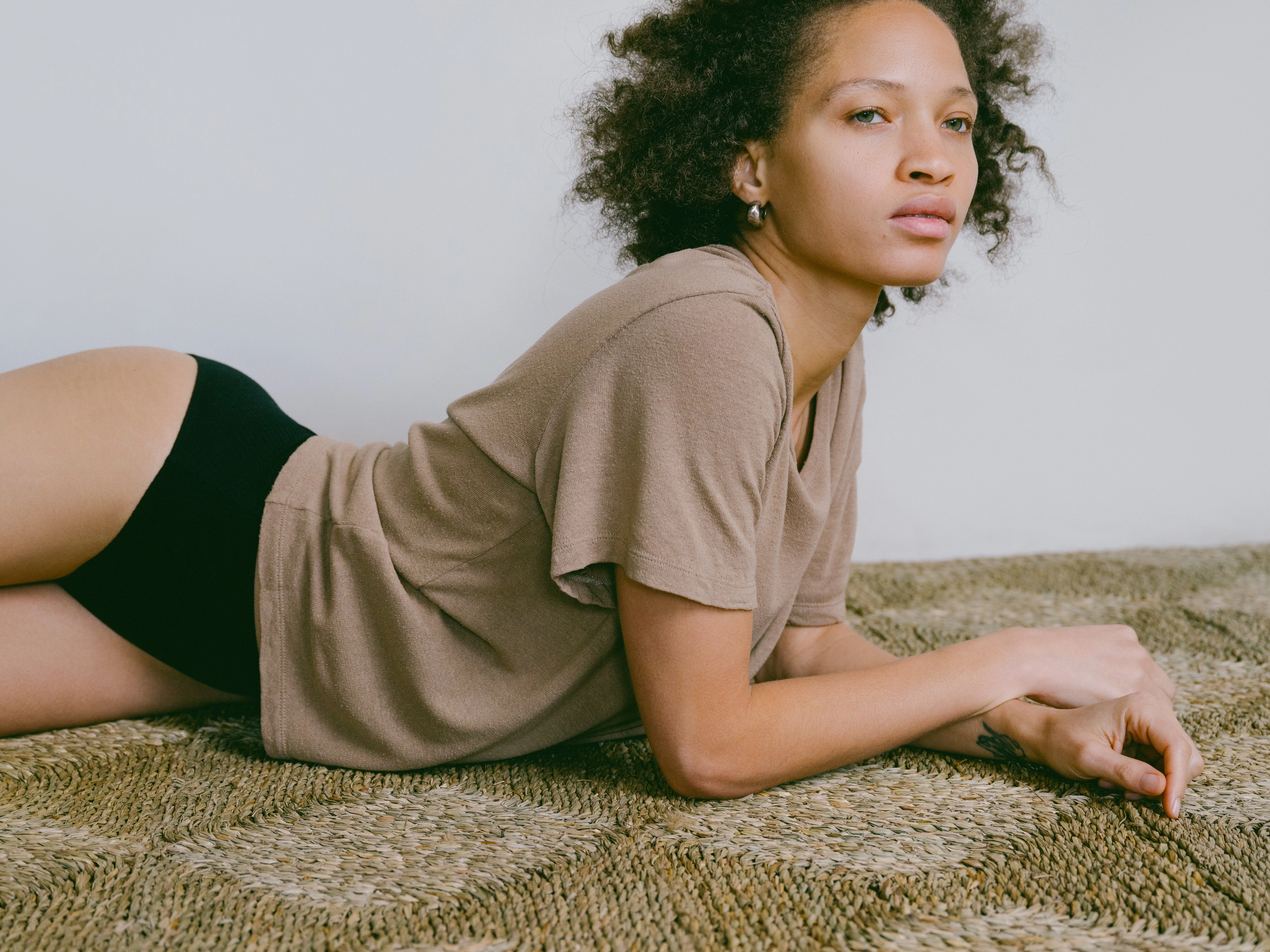 Big Tee, Regen Silk Noil Jersey, Tea Oeko Tex Certified EcoConscious Processing