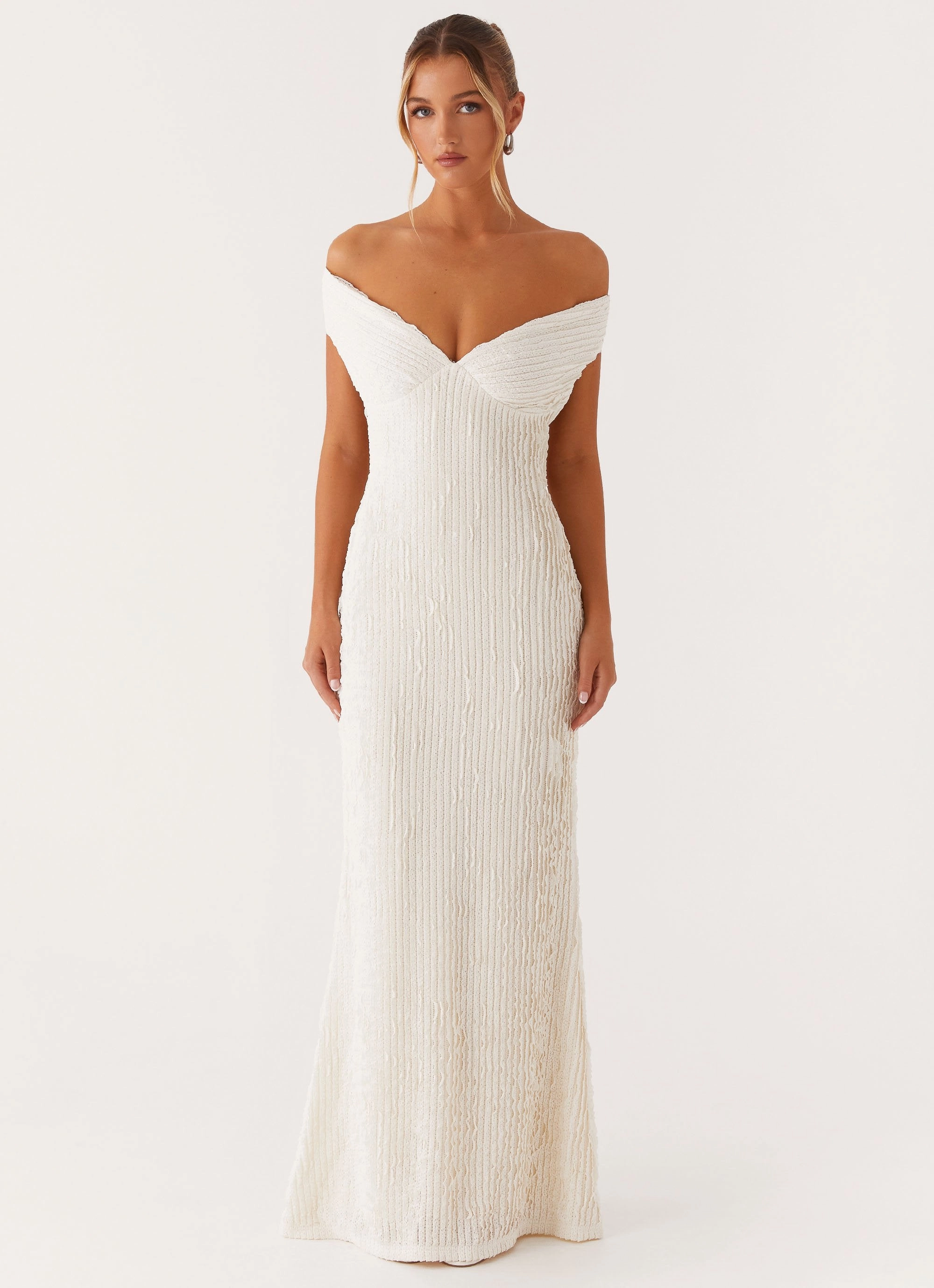 Chantelle Maxi Dress - Ivory Daily Form